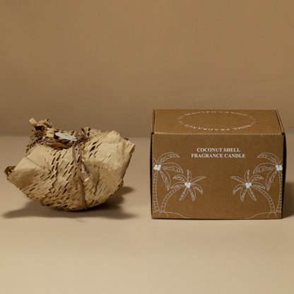 Coconut Shell Scented Candle Gift Set, Home Fragrance for Bedroom