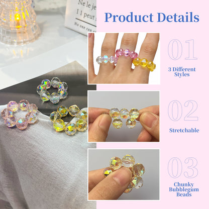 Crystal Stress Relief Finger Ring -水晶解压戒指