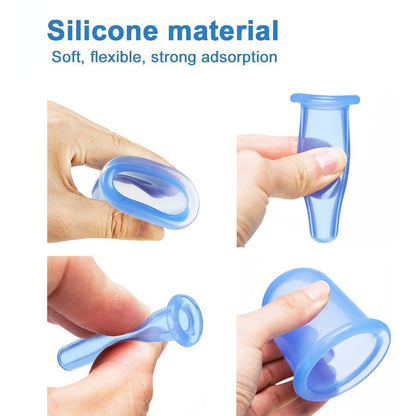 Food Grade Silicone Body and Facial Cupping Cups -食品级硅胶身体脸部拔罐