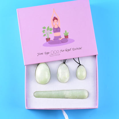 Grade A Natural Xinshan Jade Kegel Eggs -天然A级新山玉凯格尔锻炼球
