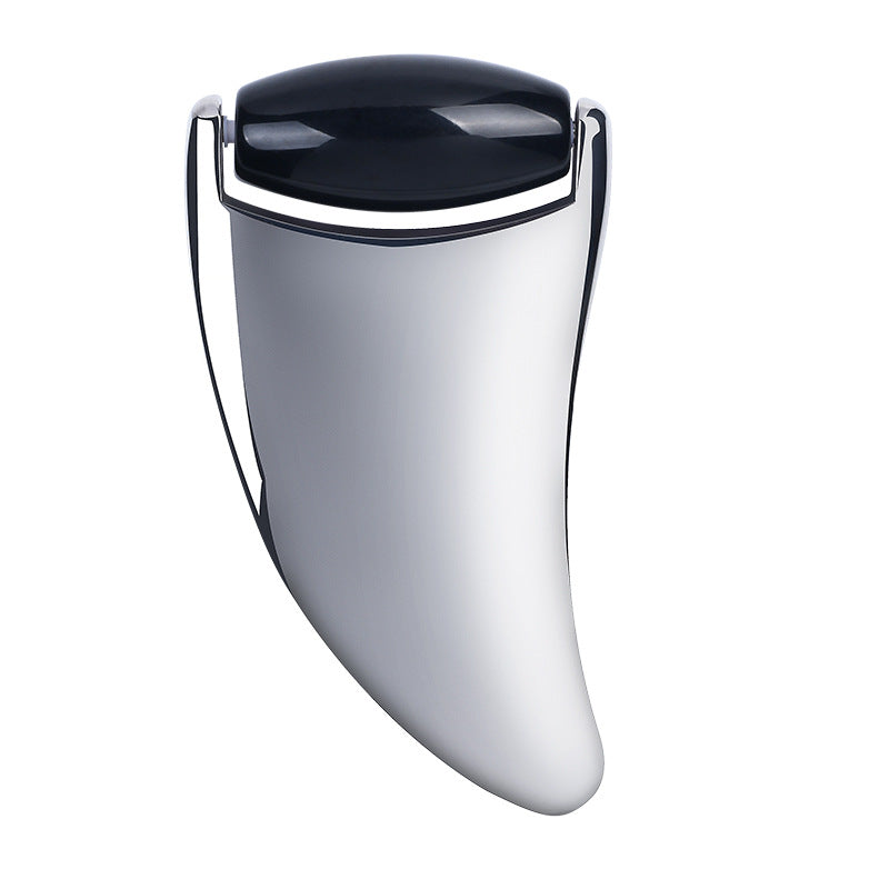 2-in-1 Jade Roller Steel Gua Sha Dual-purpose Facial Massage Beauty Tool