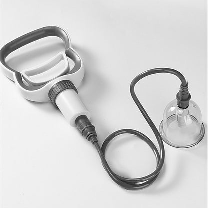 Thicken PS Material Cupping with Pump and Magnets - 礼盒加厚真空抽气式带磁拔罐