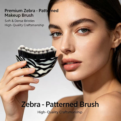 Premium Zebra Lymphatic Contour Face Brush -斑马纹淋巴面部塑型刷
