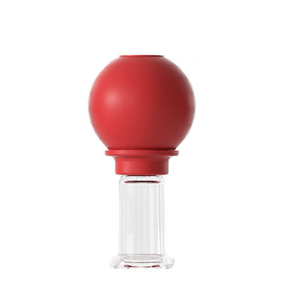 Medical Grade PC Glass Cupping Set with Silicone Suction Ball -医疗PC硅胶球玻璃吸力罐