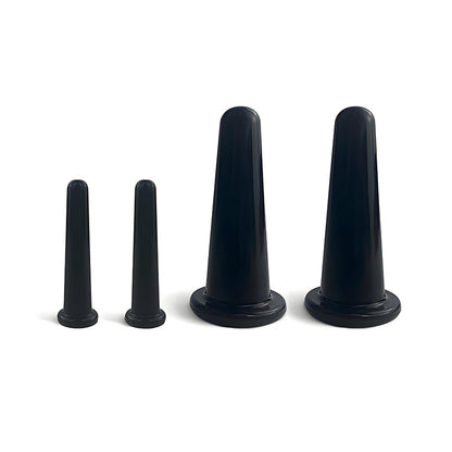 food grade silicone facial beauty cupping,Black -食品级脸部硅胶美容拔罐，黑色