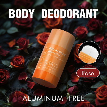 Portable Solid Deodorant Stick, Aluminum-Free, Long Lasting & No Residue