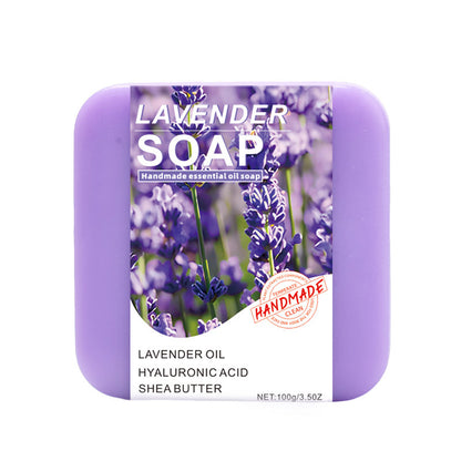 Herbal Essential Oil Soap, Natural Handmade Bar for Face & Body Cleansing