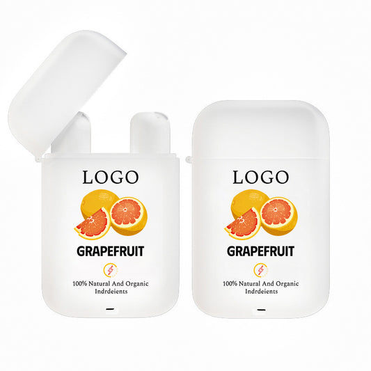 Dual Hole Flip-top Nasal Inhaler, Fruit & Mint Scent Essential Oil Stick, Refreshing Aroma Stick