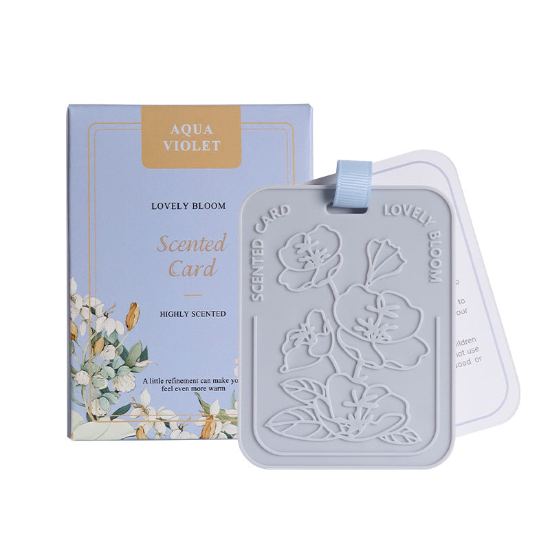 Car Scent Hanging Cards, Light Fragrance Air Fresheners for Auto, Wardrobe & Shoes