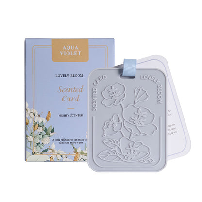 Car Scent Hanging Cards, Light Fragrance Air Fresheners for Auto, Wardrobe & Shoes