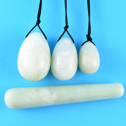 Grade A Natural Xinshan Jade Kegel Eggs -天然A级新山玉凯格尔锻炼球