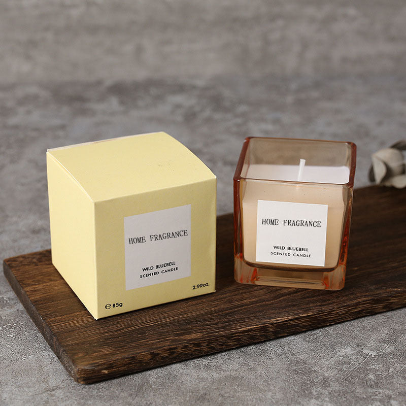 Four-color Square Scented Candle Gift Set, Soy Wax Pour Candle