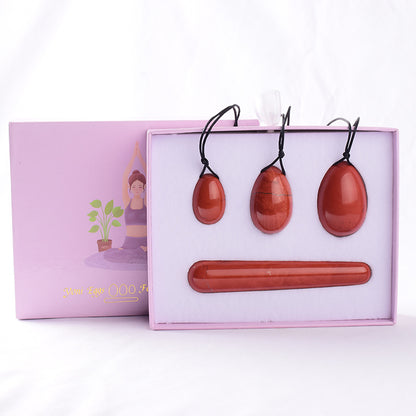 Grade A Natural Red Jasper Kegel Eggs -天然A级红碧玉凯格尔锻炼球