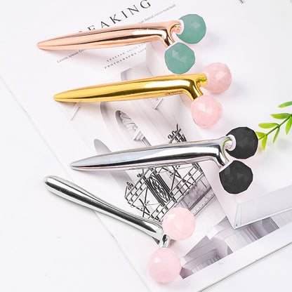 3D Angle Diamond Jade Roller, Facial Massage Beauty Wand