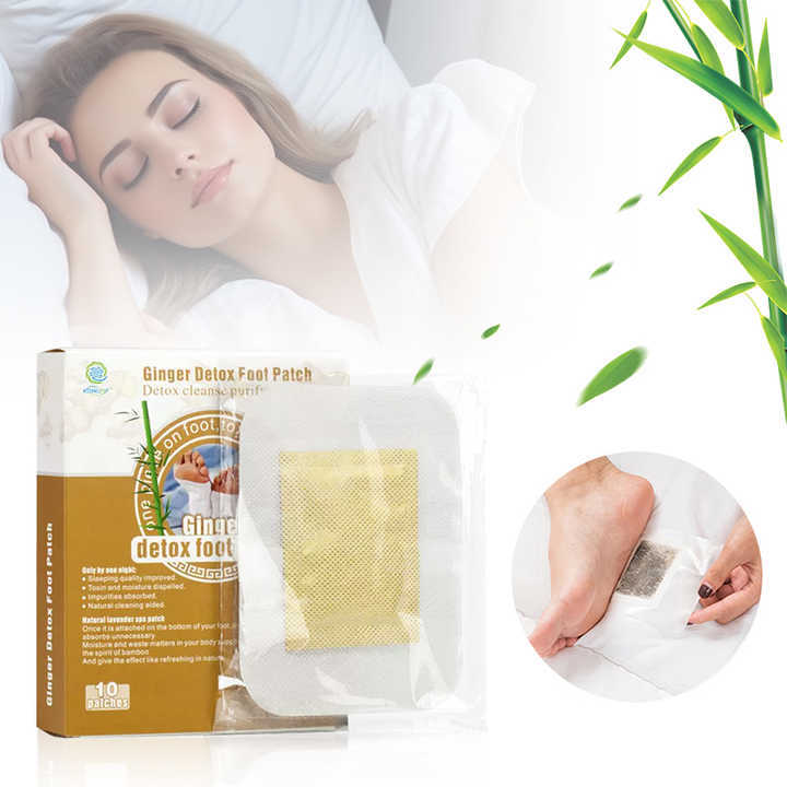 Detox Foot Patches - Ginger -姜黄足贴