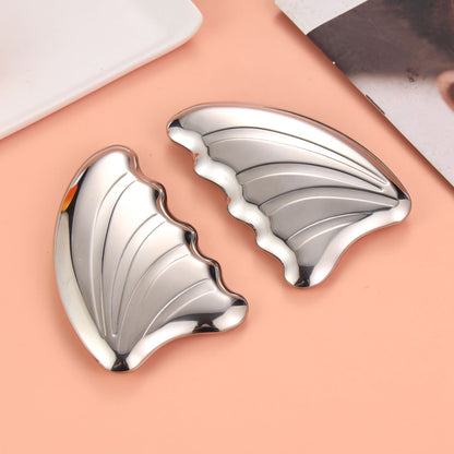 Angel Wing Ice Facial Gua Sha Board with Inner Coolant -天使之翼冷敷美容按摩刮痧板内置冷却液