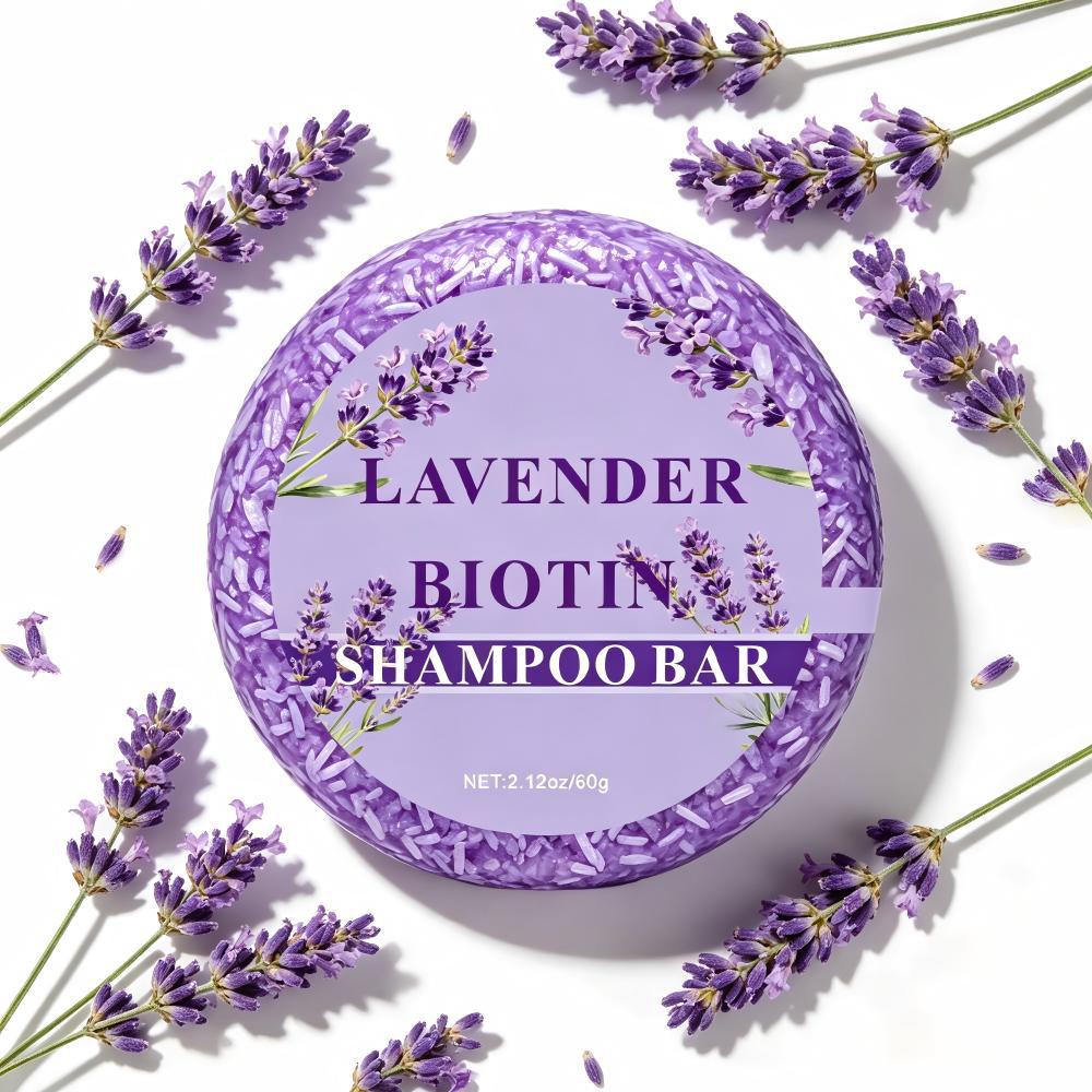 Lavender Ginger & Rosemary Shampoo Bar, Silicone-Free Handmade Hair Soap
