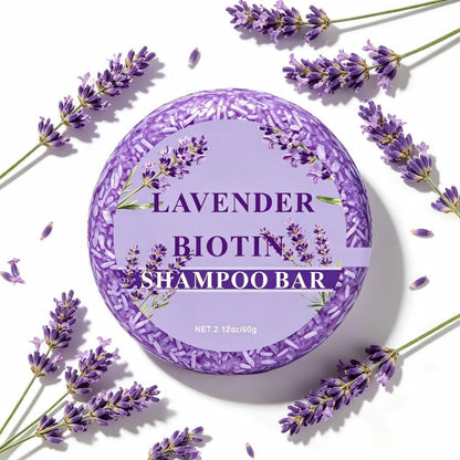 Lavender Ginger & Rosemary Shampoo Bar, Silicone-Free Handmade Hair Soap