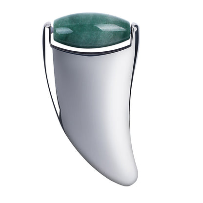 2-in-1 Jade Roller Steel Gua Sha Dual-purpose Facial Massage Beauty Tool
