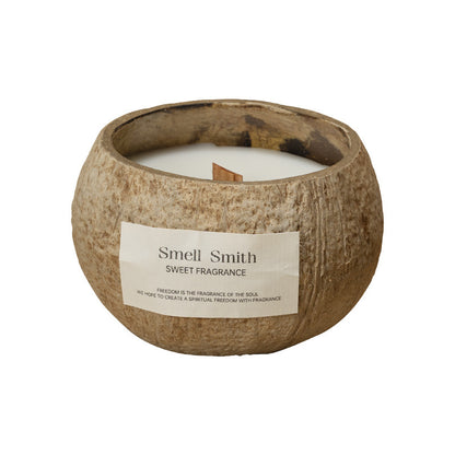 Coconut Shell Scented Candle Gift Set, Home Fragrance for Bedroom