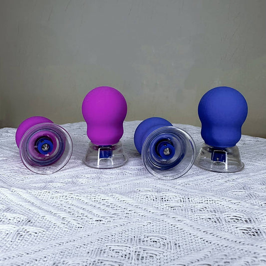 Magnetic Silicone Ball Suction PC Cupping- 磁针硅胶球吸力拔罐