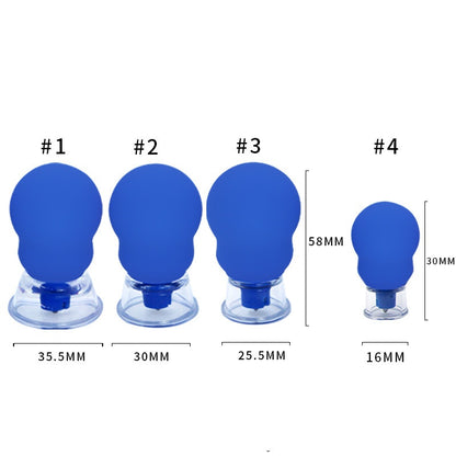 Magnetic Silicone Ball Suction PC Cupping- 磁针硅胶球吸力拔罐